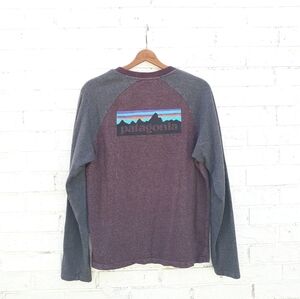 Patagonia Crewneck Long Sleeve Shirt Logo
